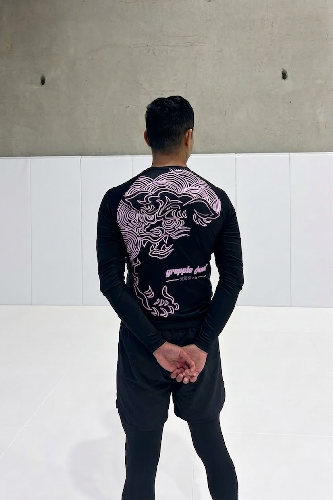 Mens Foo Dog Long Sleeve Rashguard