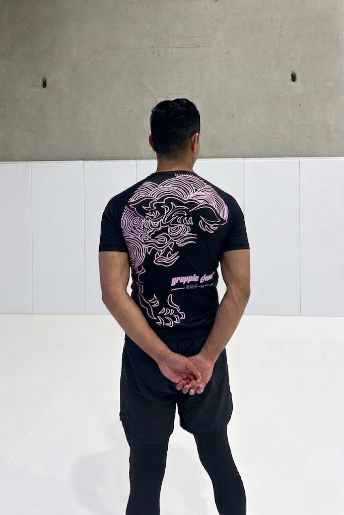 Mens Foo Dog Short Sleeve Rashguard