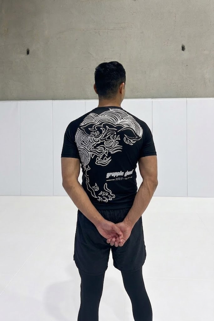 Mens Foo Dog Short Sleeve Rashguard